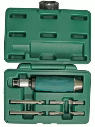 Ударная отвертка с битами SL8 SL10мм  PH2 PH3  36мм  PH2 PH3   80мм 7 предметов AG010055A Jonnesway 48649 купить в Уфе