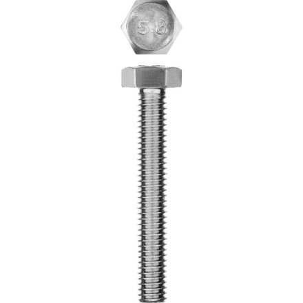 Болт ГОСТ 7798-70, M6 x 40 мм, 5 шт, кл. пр. 5.8, оцинкованный, ЗУБР 303086-06-040 купить в Уфе