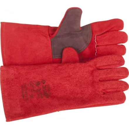 Термостойкие краги ЗУБР &quot;МАСТЕР&quot; для сварки и тяжелых механических работ, спилковые, с подкладкой, 350мм 11334-XL купить в Уфе