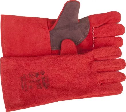 Термостойкие краги ЗУБР &quot;МАСТЕР&quot; для сварки и тяжелых механических работ, спилковые, с подкладкой, 350мм 11334-XL купить в Уфе