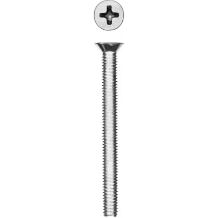 Винт DIN 965, M5 x 50 мм, 5 шт, кл. пр. 4.8, оцинкованный, ЗУБР 303116-05-050 купить в Уфе