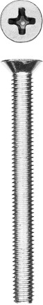 Винт DIN 965, M5 x 50 мм, 5 шт, кл. пр. 4.8, оцинкованный, ЗУБР 303116-05-050 купить в Уфе