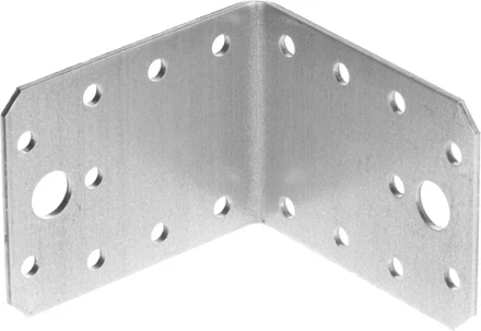 Крепежный угол ЗУБР &quot;МАСТЕР&quot;, 55х70х70мм, 20шт 310125-55-070 купить в Уфе