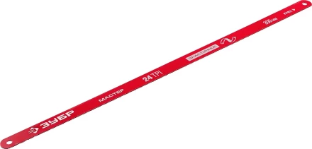 Полотно ЗУБР "МАСТЕР" по металлу 24 TPI  (шаг 1.0мм), Универсальное, 2шт 15853-24-2 купить в Уфе