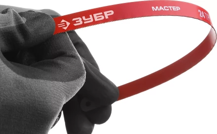 Полотно ЗУБР "МАСТЕР" по металлу 24 TPI  (шаг 1.0мм), Универсальное, 2шт 15853-24-2 купить в Уфе