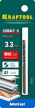 Сверла по металлу HSS-Co Оберон 29656-3.3 купить в Уфе