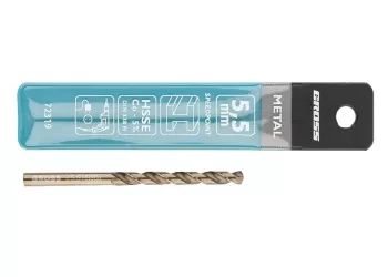 Сверло спиральное по металлу, 5,5 мм, HSS-Co  GROSS 72319 купить в Уфе