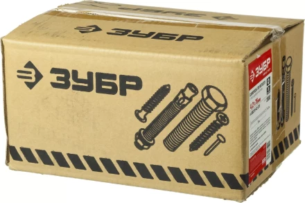 Саморезы ЗУБР с прессшайбой и сверлом по листовому металлу до 2 мм, PH2, 4,2х76 мм, 2000шт 4-300210-42-076 купить в Уфе