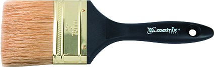 Кисть плоская &quot;Профи&quot; 1,5&quot; натуральная щетина пластмассовая ручка  MATRIX 83161 купить в Уфе