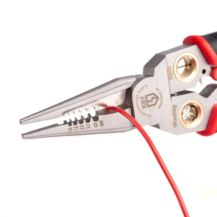 Мультитул-длинногубцы КВТ MT-03 (6 в 1) с функцией снятия изоляции и резки (102401) купить в Уфе