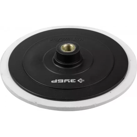 Тарелка опорная ЗУБР &quot;МАСТЕР&quot; пластиковая для полировальной машины на липучке, d 180 мм, М14 35785 купить в Уфе