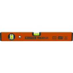 Уровень KRAFTOOL коробчатый усиленный, точность (0,5мм/м), 2 ампулы, 40 см 34577-040