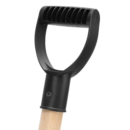 Лопата для уборки снега полипропиленовая Sparta, 275х365х870 мм, деревянный черенок, Россия 61653 купить в Уфе