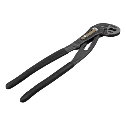 Клещи переставные Denzel 17906, кнопочный механизм, обливные рукоятки, 250 мм купить в Уфе