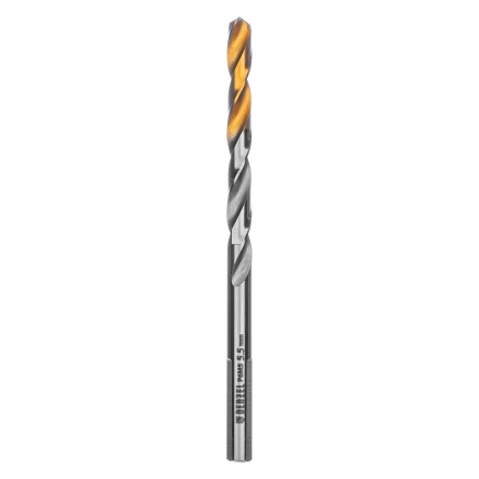Сверло спиральное по металлу Denzel 5,5 x 93 мм, Р6М5, Golden Tip 718234 купить в Уфе