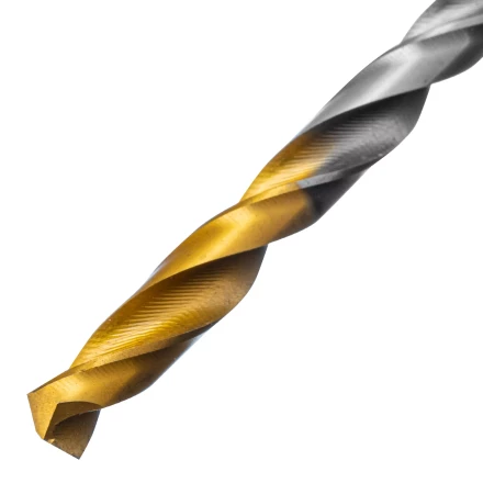 Сверло спиральное по металлу Denzel 5,5 x 93 мм, Р6М5, Golden Tip 718234 купить в Уфе