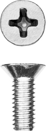 Винт DIN 965, M6 x 16 мм, 9 шт, кл. пр. 4.8, оцинкованный, ЗУБР 303116-06-016 купить в Уфе