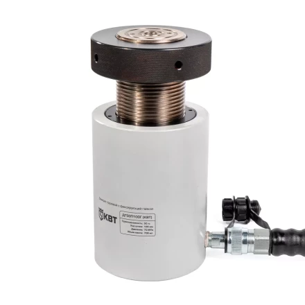 Домкрат грузовой с фиксирующей гайкой КВТ ДГ-100П100Г серия ПРОФИ (84587) купить в Уфе