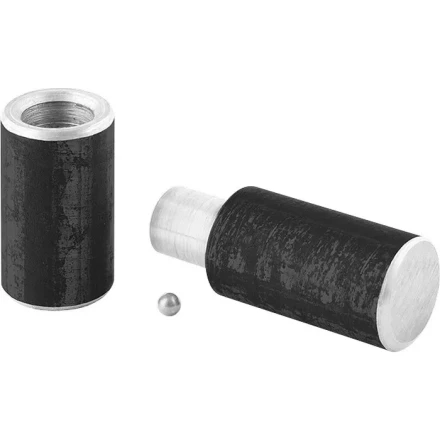 Петля гаражная с шаром D 20 x 100 мм 4 шт Россия Сибртех 920043 купить в Уфе