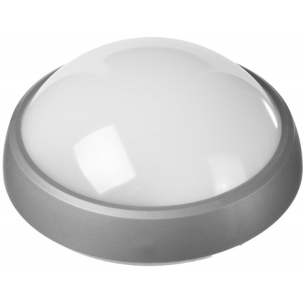 Светильник STAYER &quot;PROFI&quot; PROLight светодиодный, влагозащищенный IP65, пластиковый корпус, PC, влагозащищенный, круг, металлик, 4000К, 12(100Вт) 57362-100-S купить в Уфе