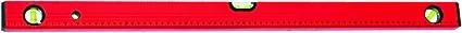 Уровень алюминиевый 1800 мм 3 глазка красный линейка  MATRIX 33238 купить в Уфе