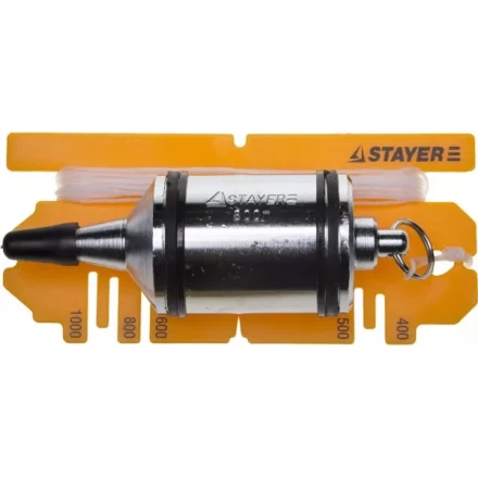 Отвес STAYER &quot;PROFI&quot; строительный со шнуром, с противоударными ободками, 800 г 06352-80 купить в Уфе
