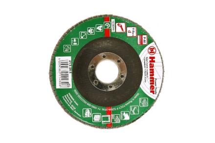 Круг Лепестковый Торцевой (КЛТ) HAMMER КЛТ 1 Ф115х22 Р80 213-003 купить в Уфе
