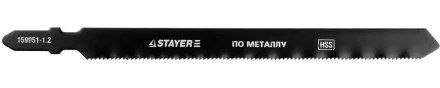 Полотна STAYER &quot;PROFI&quot;, T318A, для эл/лобзика, HSS, по металлу (1-3мм), EU-хвост., шаг 1,2мм, 106мм, 2шт 159951-1.2_z01 купить в Уфе