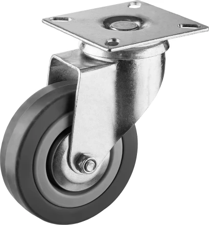 ЗУБР d 75 мм, г/п 50 кг, резина/полипропилен, поворотное колесо (30956-75-S) купить в Уфе