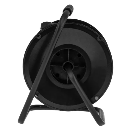 Удлинитель силовой на кабельной катушке, ПВС, 50 м, 4 розетки с крышкой, IP44, 16А, УХз16, Россия Сибртех 96048 купить в Уфе