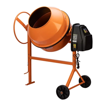 Бетоносмеситель БСЕ-160П, 160 л, 700 Вт, полиамидный венец// Сибртех 95508 купить в Уфе