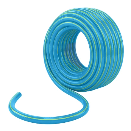 Шланг поливочный армированный Palisad 3 слойный ТЭП 1/2&#039;&#039;, 35 м, лазурный 67107 купить в Уфе