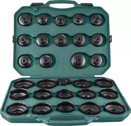 Комплект чашек для съема масляных фильтров 65-120мм  30 предметов  AI050004A Jonnesway 47556 купить в Уфе