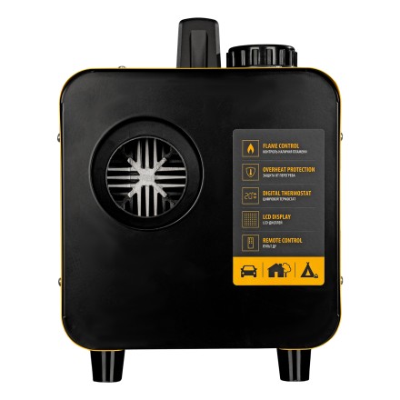 Дизельная тепловая портативная пушка Denzel Flame-5 96495, 5кВт, 300м3/ч, непр.наг., циф. терм. купить в Уфе
