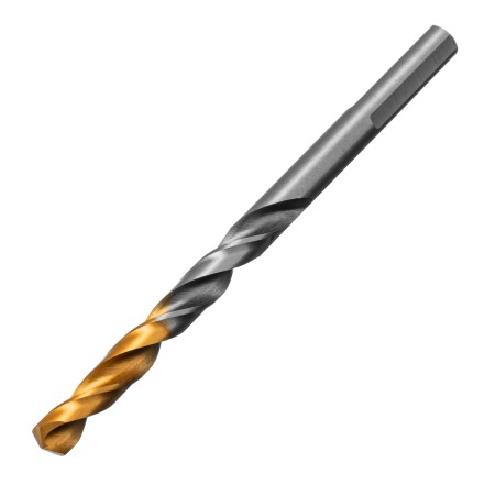 Сверло спиральное по металлу Denzel 6 x 93 мм, Р6М5, Golden Tip, 718235 купить в Уфе