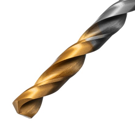 Сверло спиральное по металлу Denzel 6 x 93 мм, Р6М5, Golden Tip, 718235 купить в Уфе