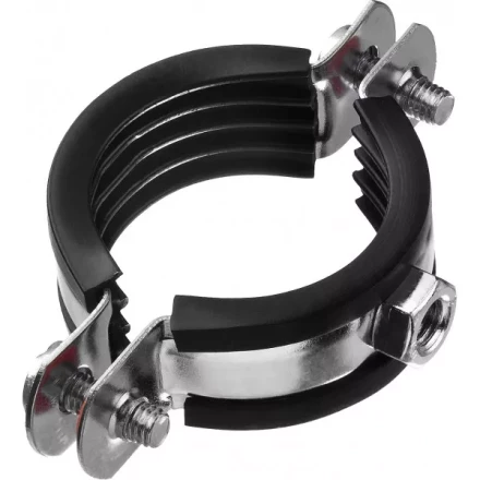 Хомут трубный с гайкой, оцинкованный, 1 1/4", 8шт, ЗУБР Мастер 37850-40-45 37850-40-45 купить в Уфе