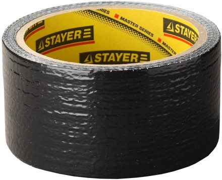 Армированная лента, STAYER Professional 12086-50-10, универсальная, влагостойкая, 48мм х 10м, черная 12086-50-10 купить в Уфе