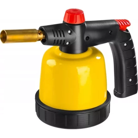 Паяльная лампа газовая STAYER "MASTER", на баллон, с пьезоподжигом, регулировка пламени, 1850С 55590 купить в Уфе