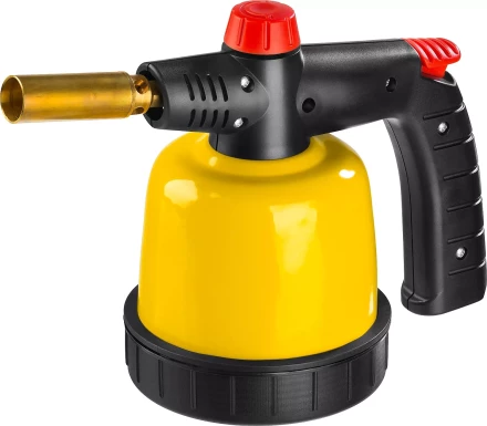 Паяльная лампа газовая STAYER "MASTER", на баллон, с пьезоподжигом, регулировка пламени, 1850С 55590 купить в Уфе