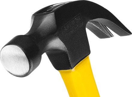 Молоток-гвоздодер &quot;Fiberglass&quot; с фиберглассовой рукояткой, 450 г, STAYER Professional 2026-450_z01 купить в Уфе