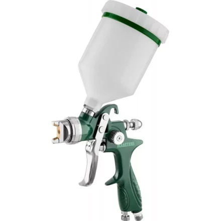 Краскопульт пневматический KRAFTOOL AirKraft, HVLP, c верхним бачком, 1,4мм 06522-1.4 купить в Уфе