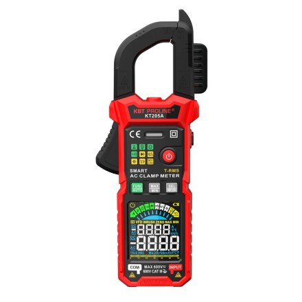 Токоизмерительные клещи КВТ KT 205А с True RMS (90385) купить в Уфе