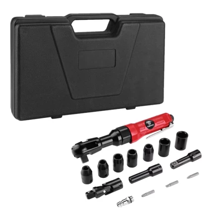 Трещотка пневматическая DEKO DKPT03 SET 3, 018-1103, в чемодане с набором 15 предметов купить в Уфе