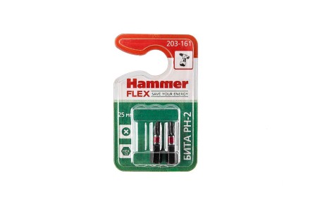 Бита HAMMER PH2 25мм (2шт) купить в Уфе