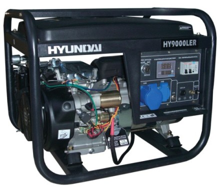Бензогенератор Hyundai HY 9000LER купить в Уфе