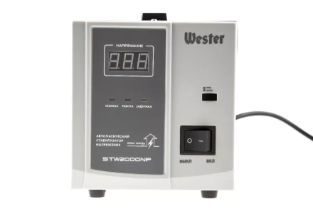Стабилизатор напряжения WESTER STW2000NP купить в Уфе