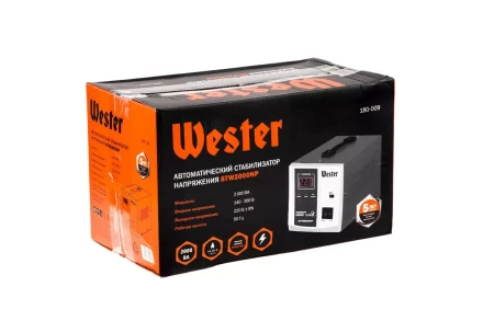 Стабилизатор напряжения WESTER STW2000NP купить в Уфе