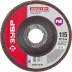 Круг шлифовальный ЗУБР &quot;МАСТЕР&quot; лепестковый торцевой, зерно-электрокорунд нормальный, тип КЛТ 1, P60, 115х22,2мм 36593-115-60 купить в Уфе