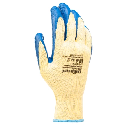 Перчатки трикотажные, полиэфирные, латексное рельефное покрытие, 10// Сибртех 677535 купить в Уфе